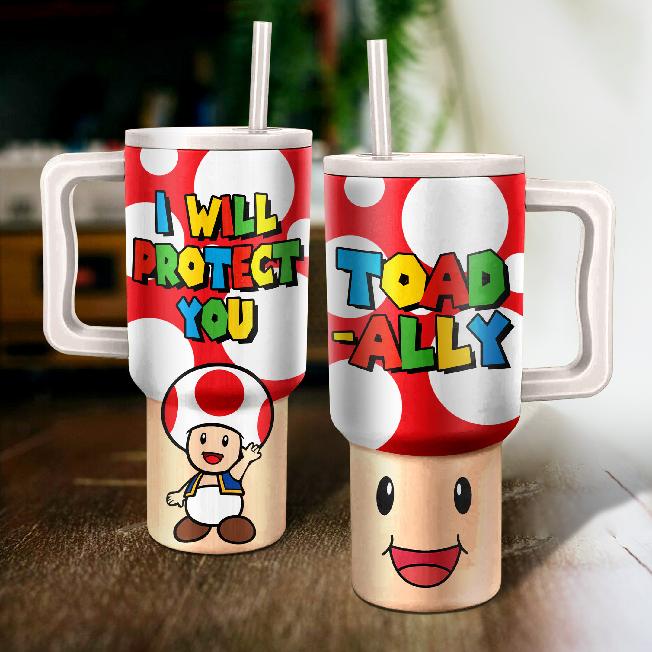 Super Mario Games Custom Stanley Cup 40 oz 30 oz Tumbler With HandleTVC2301274