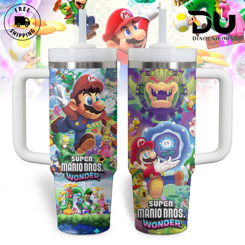 Super Mario Games Custom Stanley Cup 40 oz 30 oz Tumbler With HandleTVC2301710