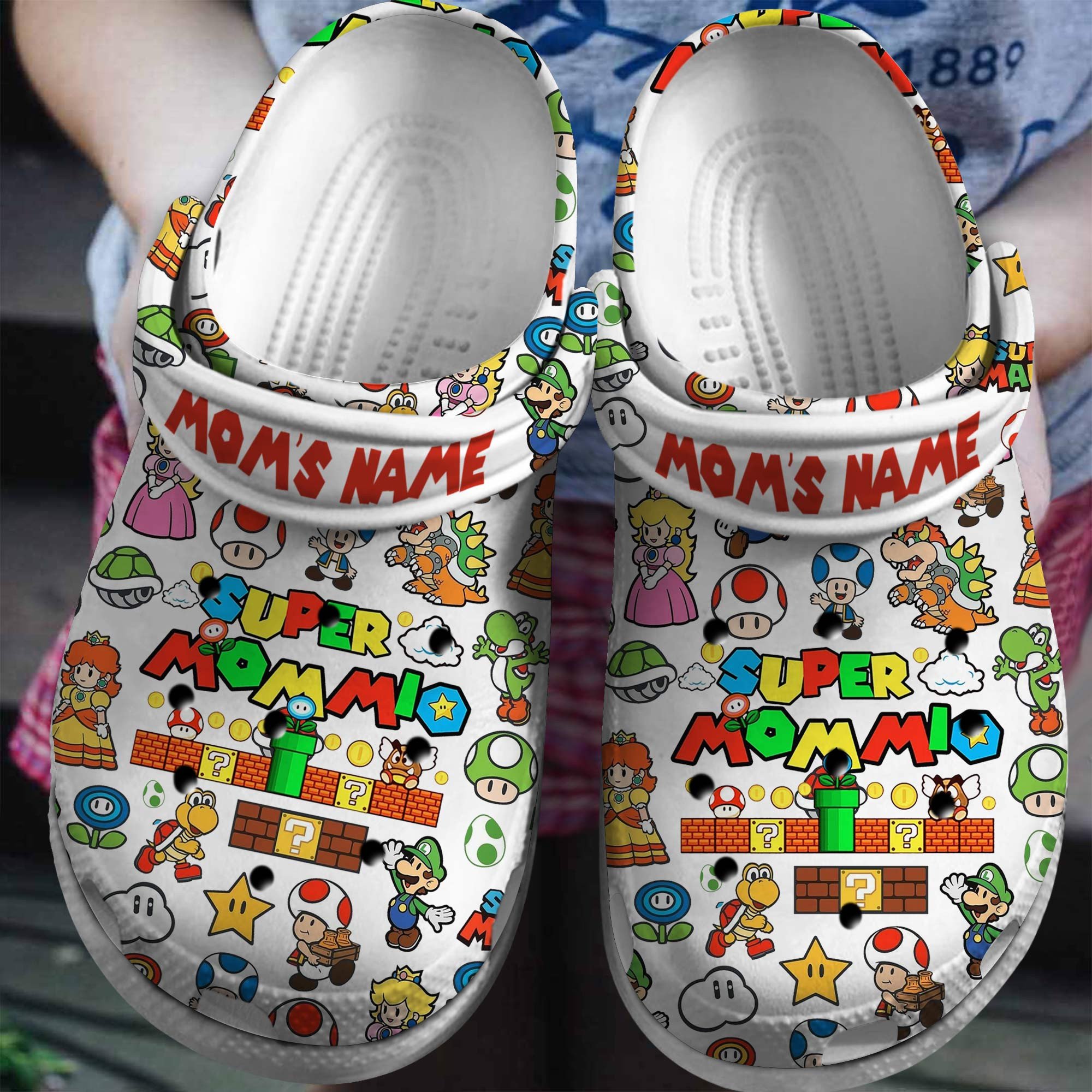 super momi Mother Day Crocs Crocband Clogs Shoes Comfortable For Men Women and Kids