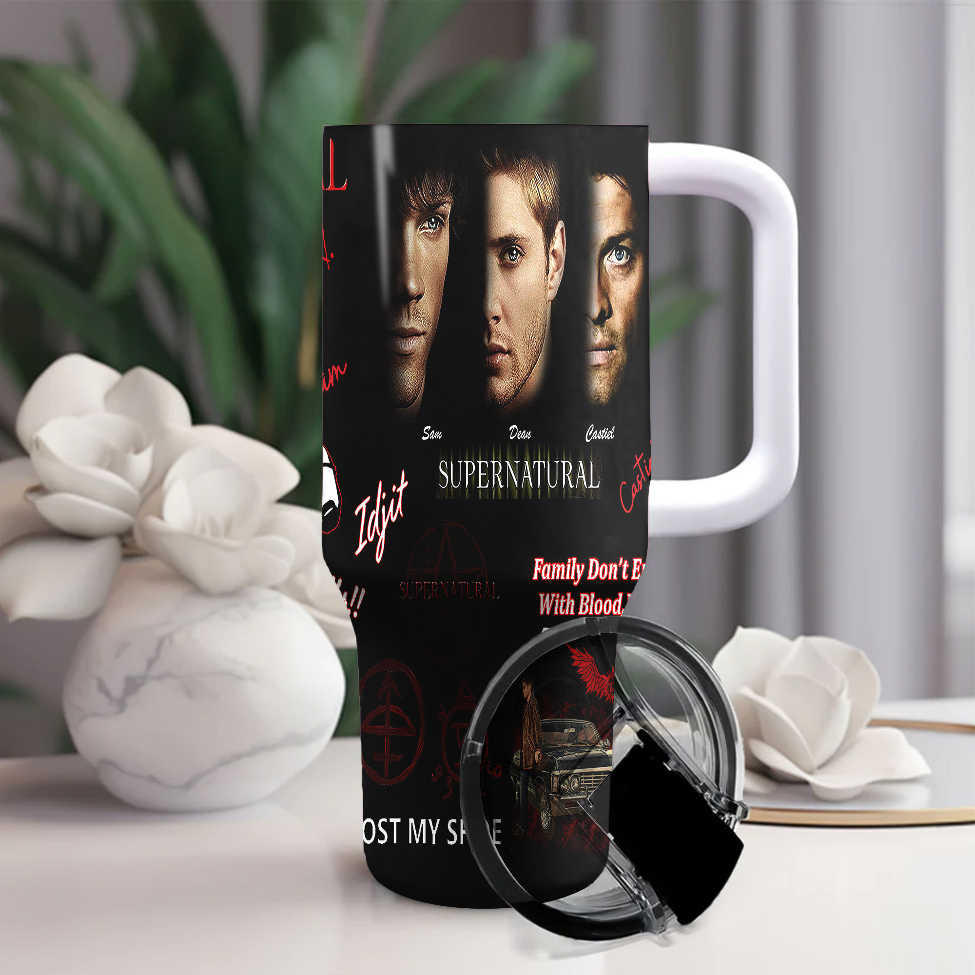 Super Natural TV Series Custom Stanley Cup 40 oz 30 oz Tumbler With HandleTVC2301801 - Image 4