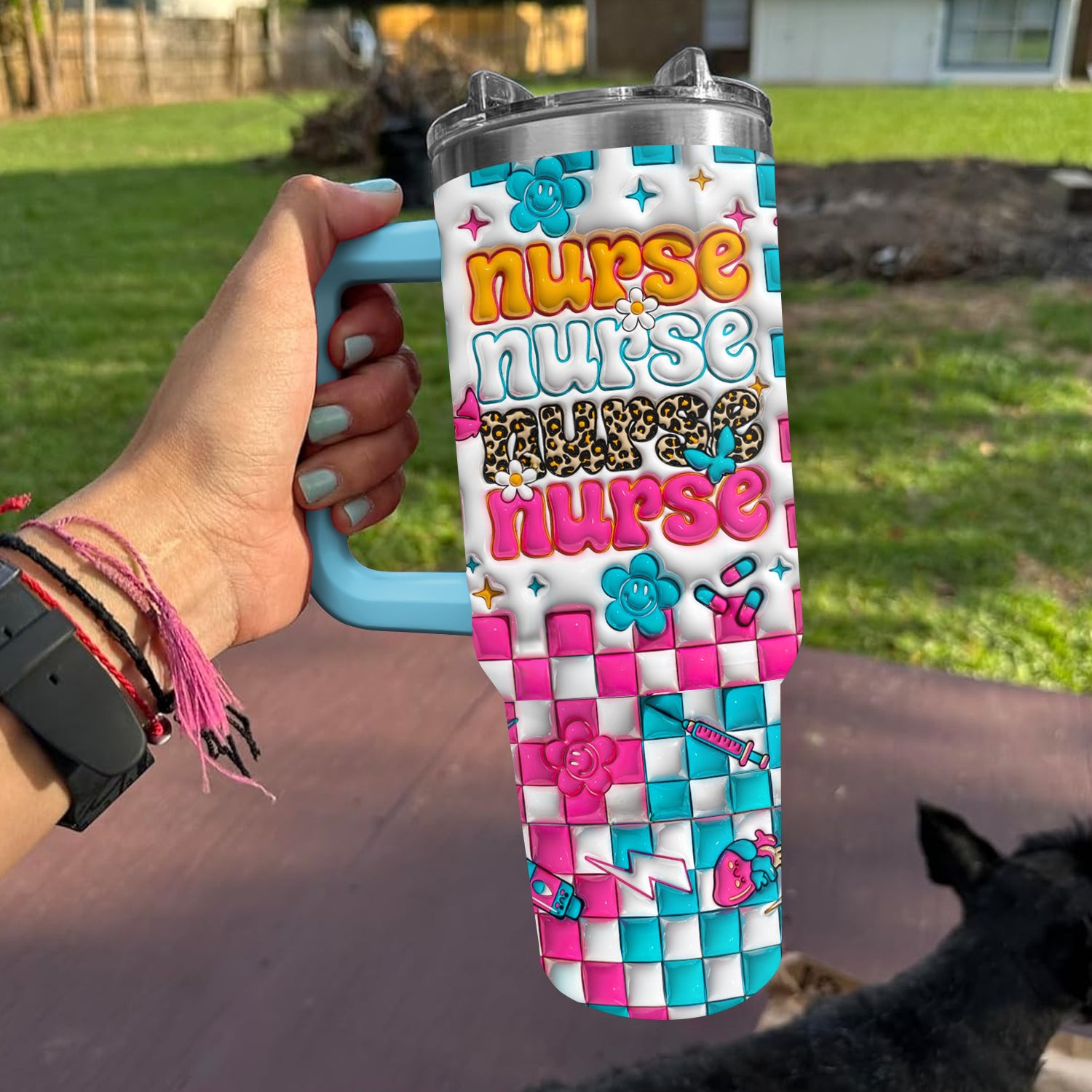 Super Nurse Power Custom Stanley Cup 40 oz 30 oz Tumbler With HandleTVC2301726