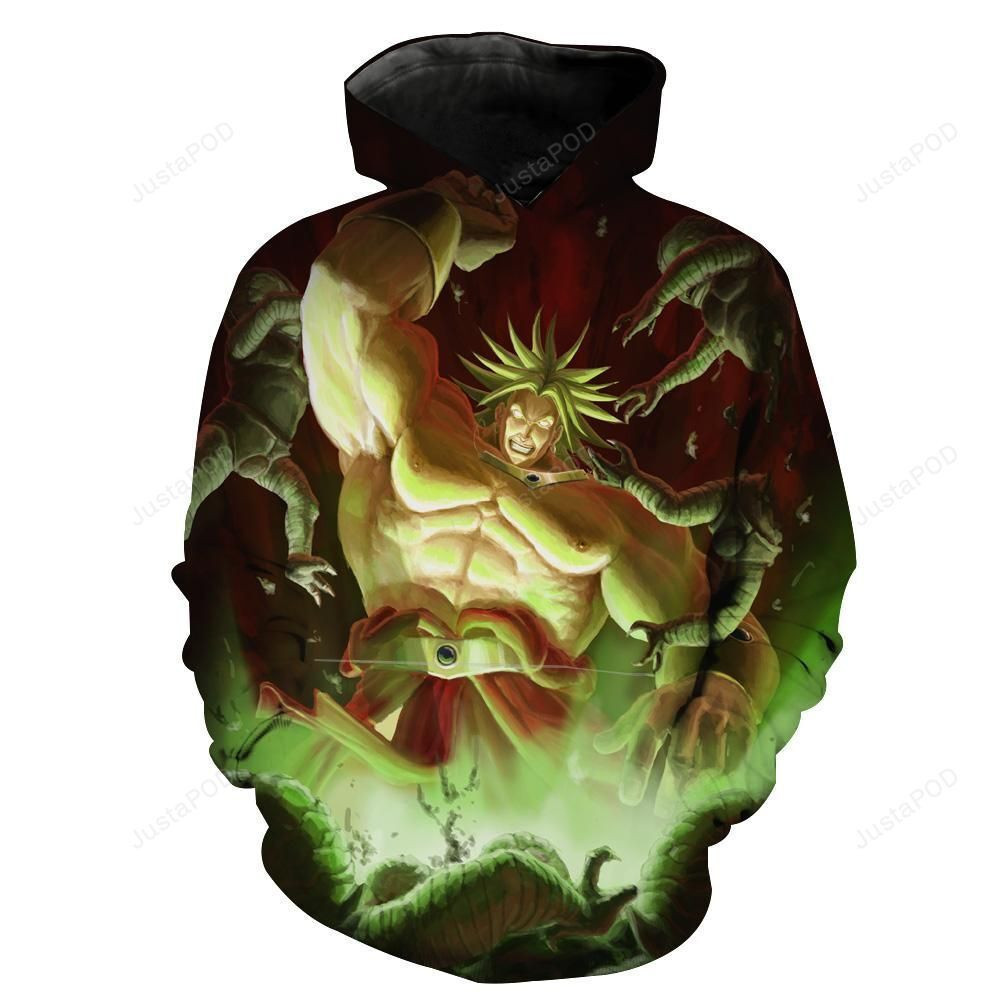 Super Saiyan Broly 3D All Over Print Hoodie, Zip Hoodie