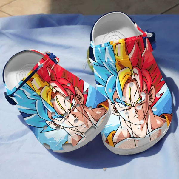 Super Saiyan Dragon Ball Anime Crocs Crocband Clogs Shoes Comfortable For Men Women and Kids