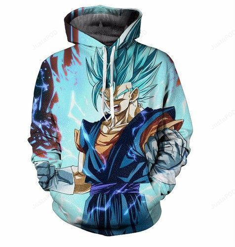 Super Saiyan God Goku Dragon Ball Z 3D All Over Print Hoodie, Zip Hoodie