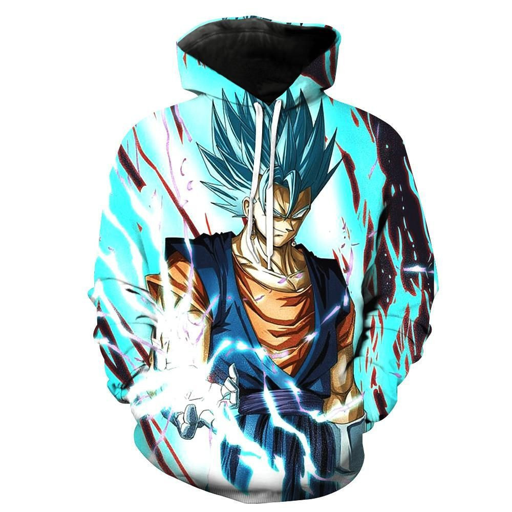 Super Saiyan God Super Saiyan Vegito Dragon Ball Z 3D All Over Print Hoodie, Zip Hoodie
