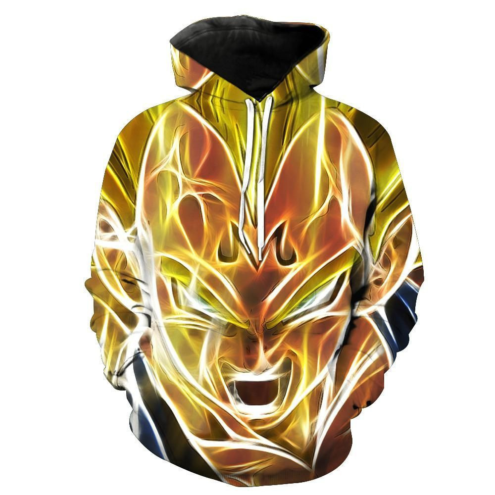 Super Saiyan Majin Vegeta Dragon Ball Z 3D All Over Print Hoodie, Zip Hoodie