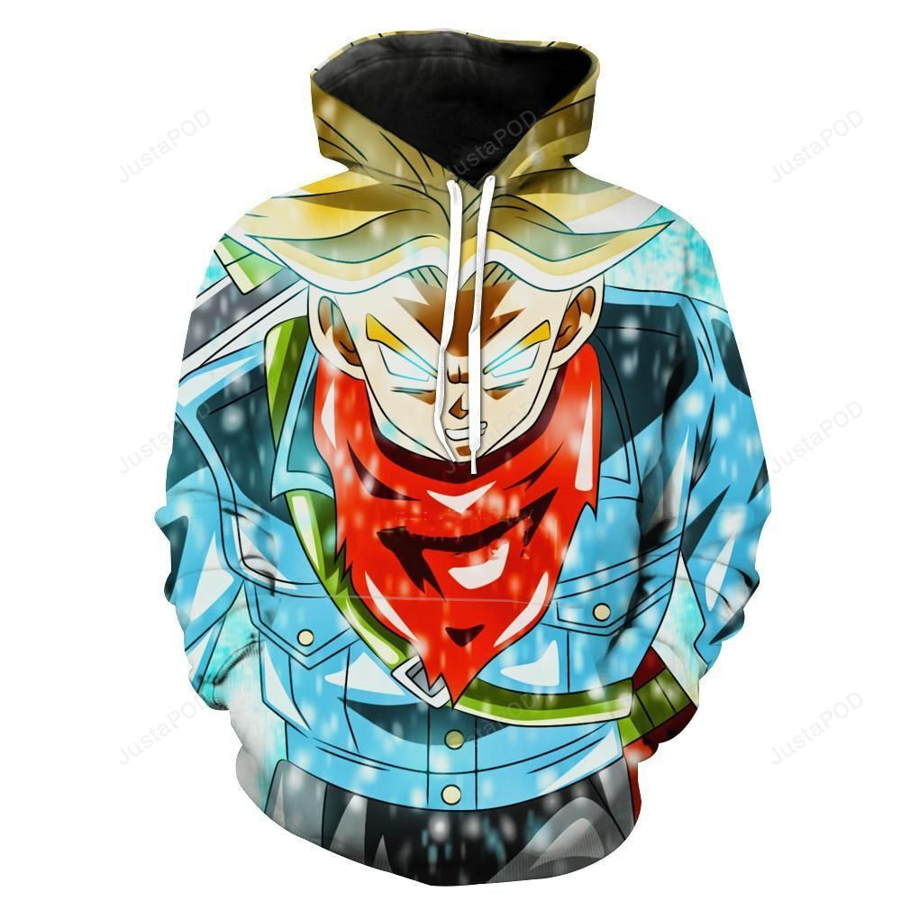 Super Saiyan Rage Trunks 3D All Over Print Hoodie, Zip Hoodie