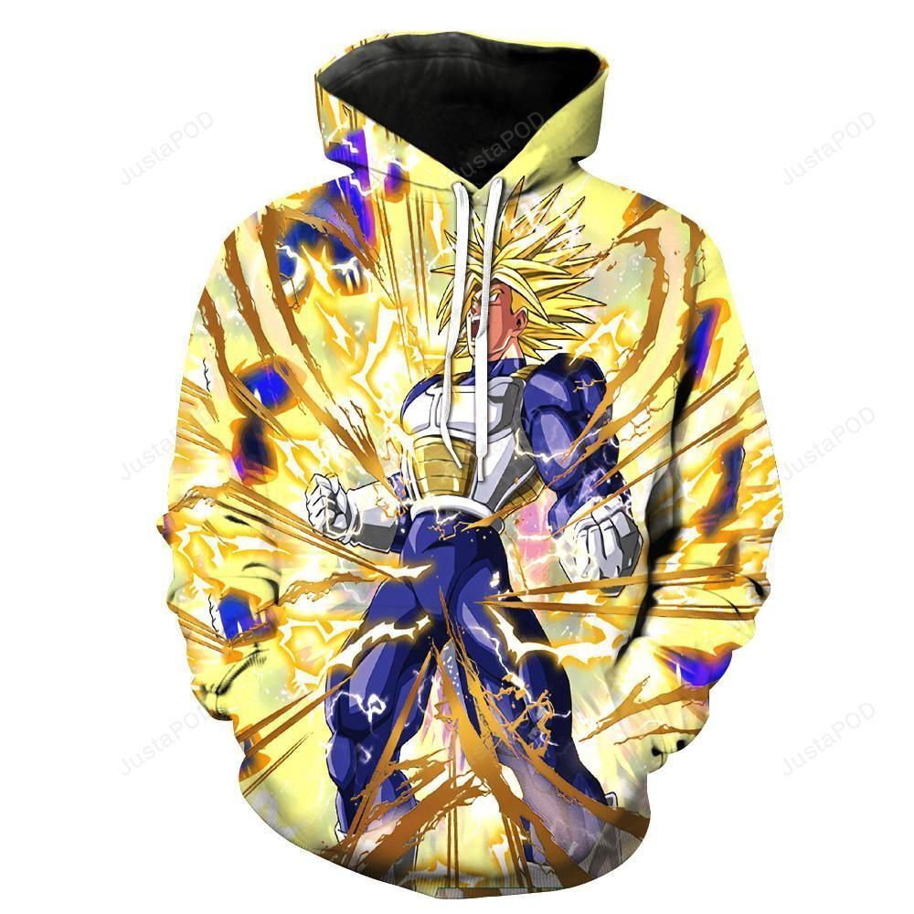 Super Saiyan Vegeta V2 Dragon Ball Z 3D All Over Print Hoodie, Zip Hoodie