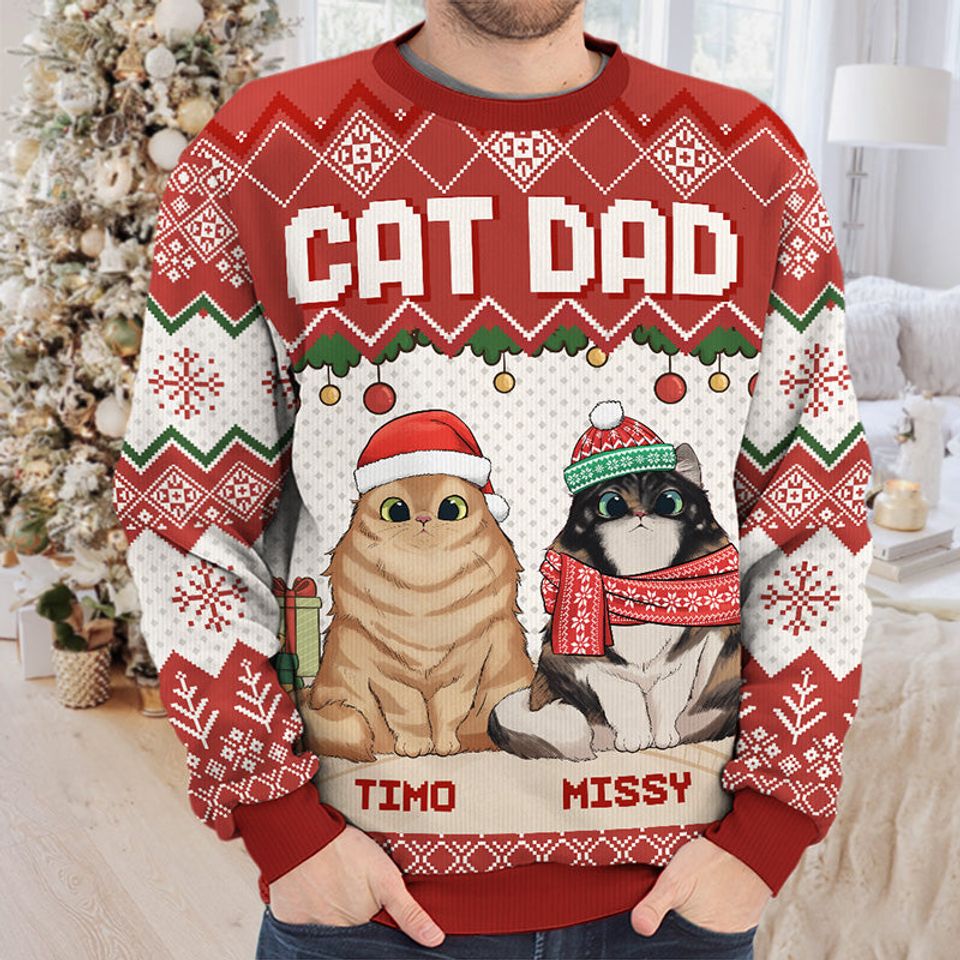 Super Sexy Cat Mum - Cat Personalized Ugly Sweatshirt - Christmas Gift For Pet Owners, Pet Lovers - Image 3