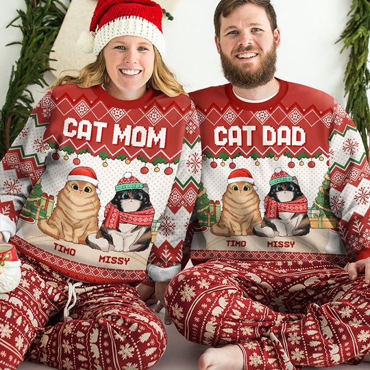Super Sexy Cat Mum - Cat Personalized Ugly Sweatshirt - Christmas Gift For Pet Owners, Pet Lovers - Image 5