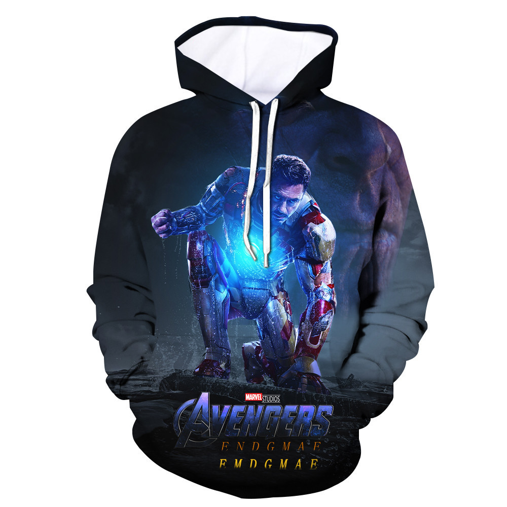 Superhero Iron Man 3D All Over Print Hoodie, Zip Hoodie