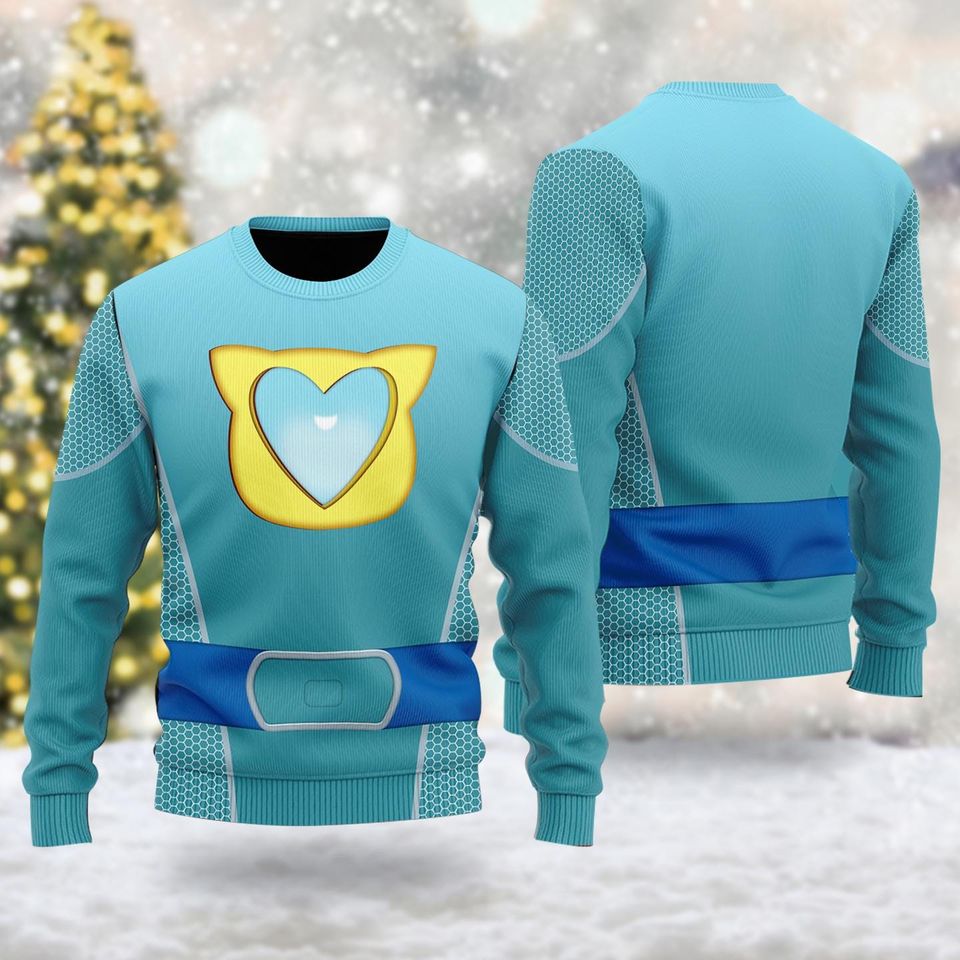 SuperKitties Bitsy Ugly Christmas Sweater, SuperKitties Movie Xmas