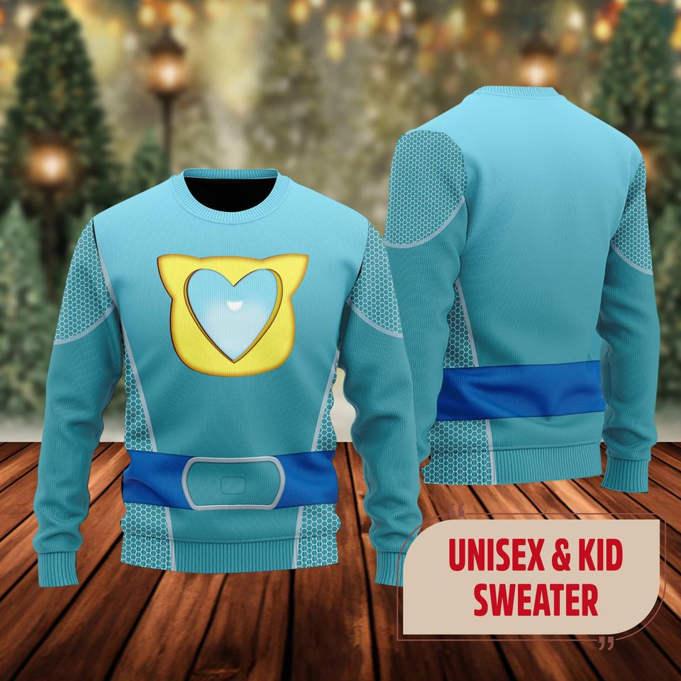 SuperKitties Ugly Christmas Sweater, Bitsy Ginny Buddy Sparks
