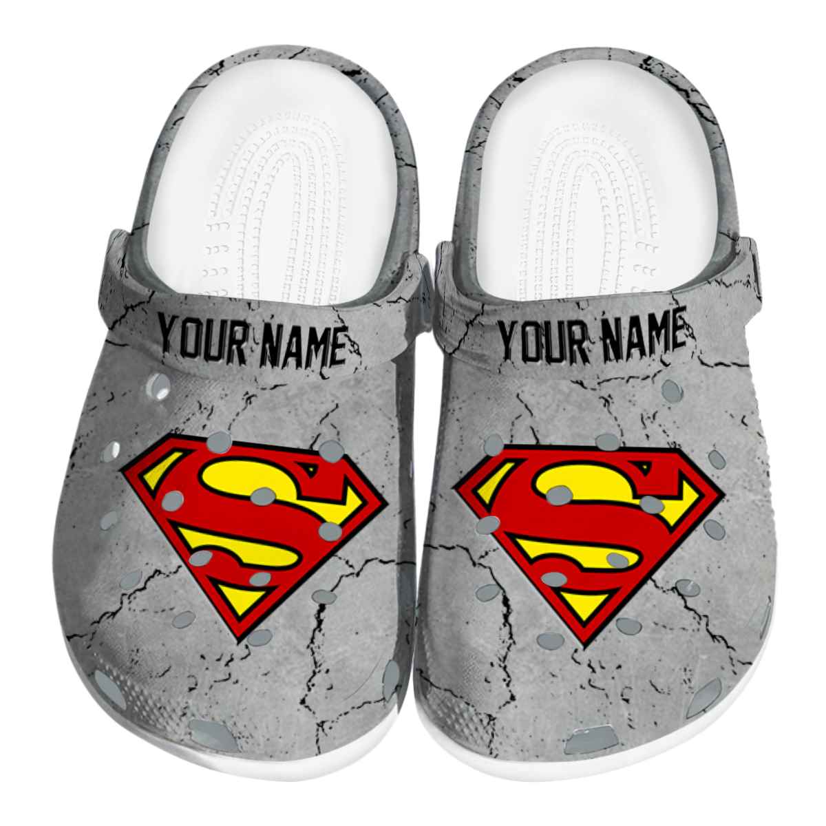 Superman Movie Crocs Crocband Clogs Shoes Comfortable For Men Women and Kids