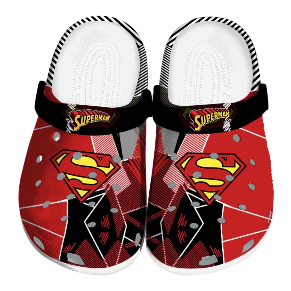 Superman Movie Crocs Crocband Clogs Shoes Comfortable For Men Women and Kids