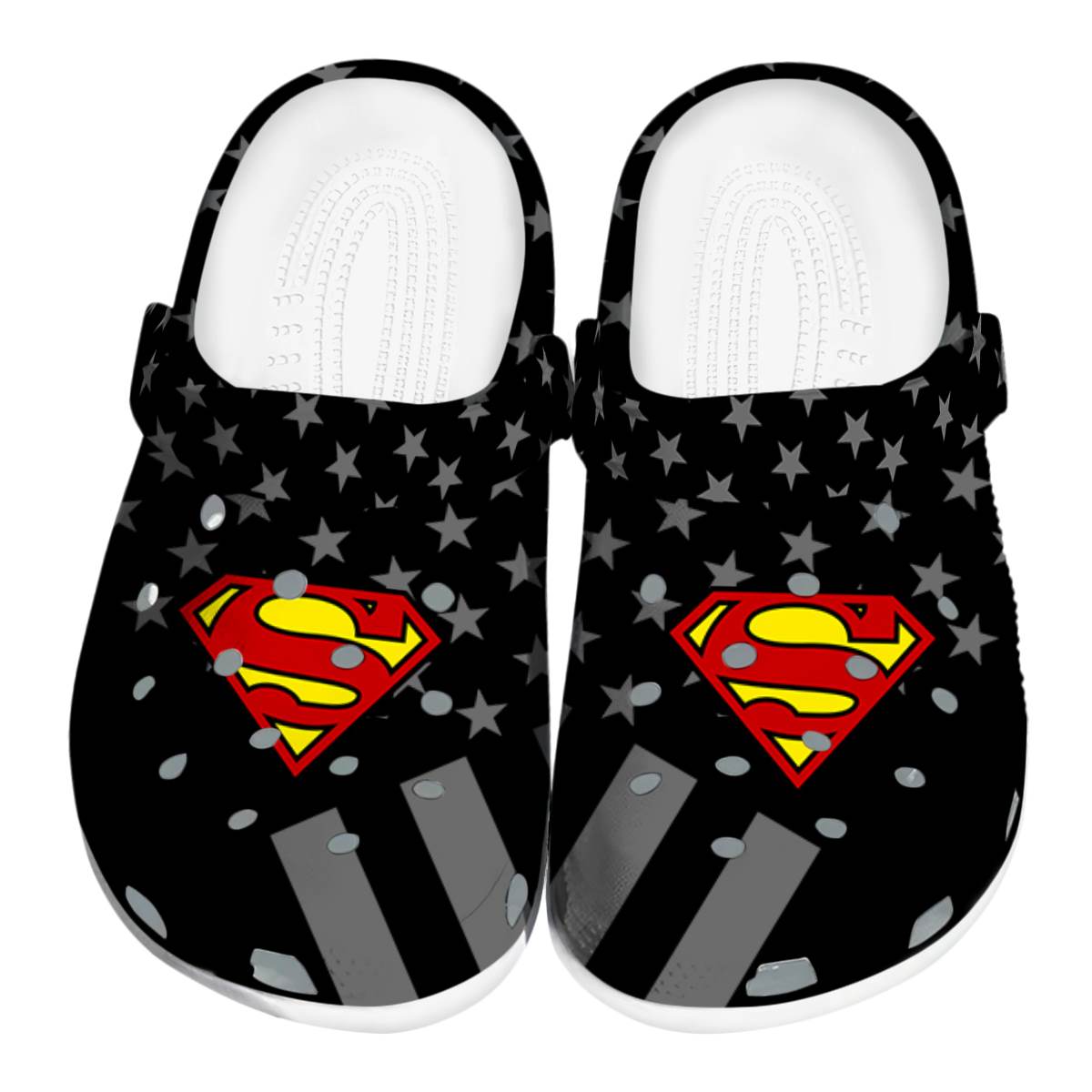 Superman Movie Crocs Crocband Clogs Shoes Comfortable For Men Women and Kids