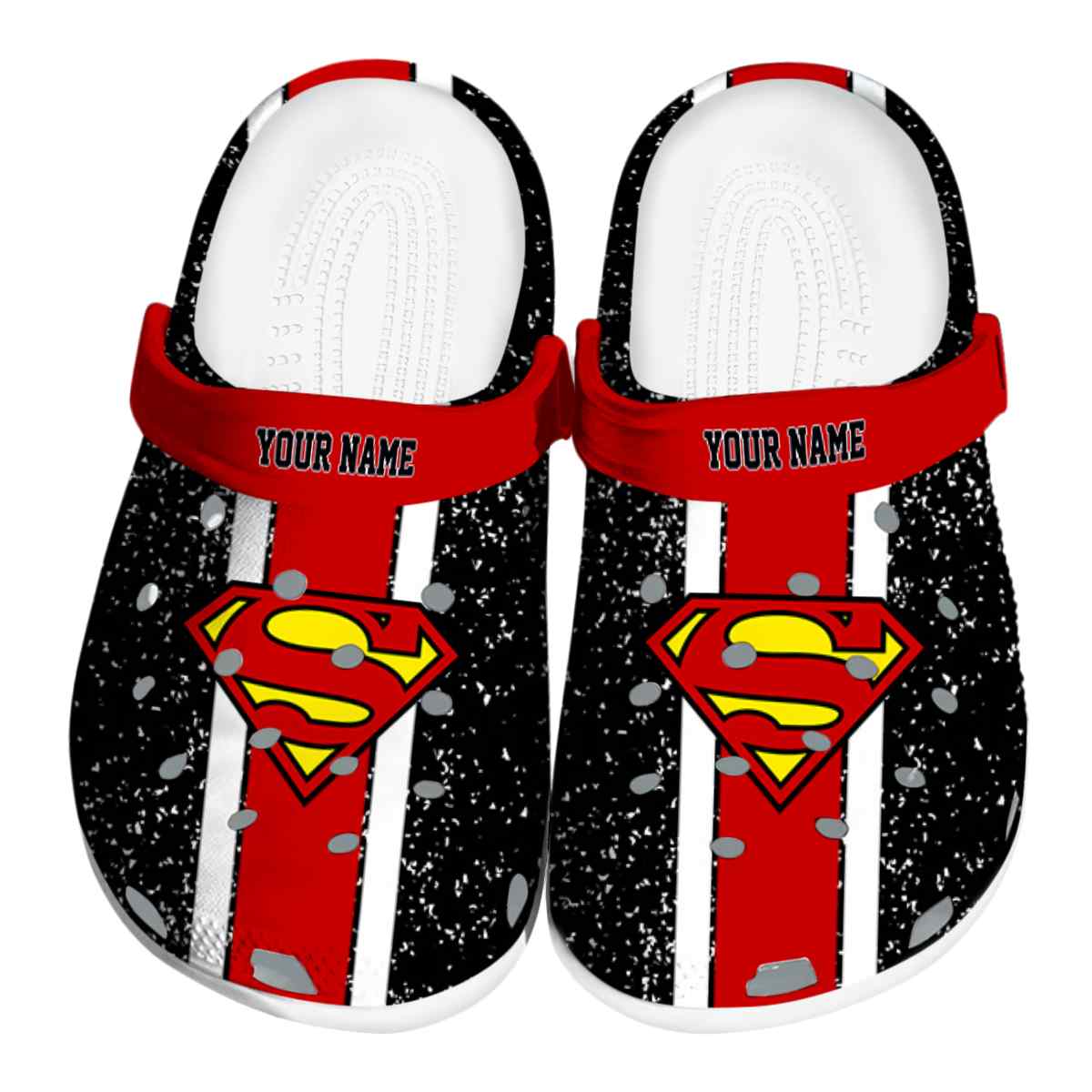 Superman Movie Crocs Crocband Clogs Shoes Comfortable For Men Women and Kids