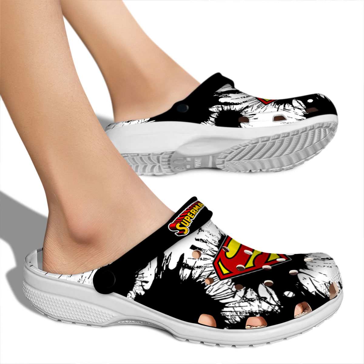 Superman Movie Crocs Crocband Clogs Shoes Comfortable For Men Women and Kids - Image 2