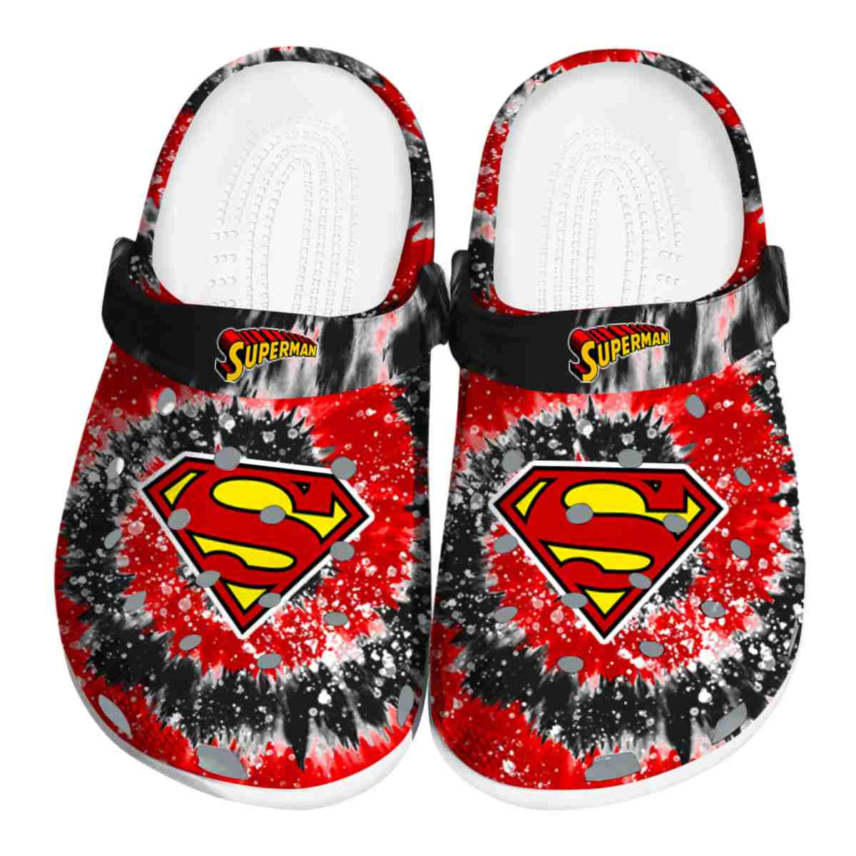 Superman Movie Crocs Crocband Clogs Shoes Comfortable For Men Women and Kids