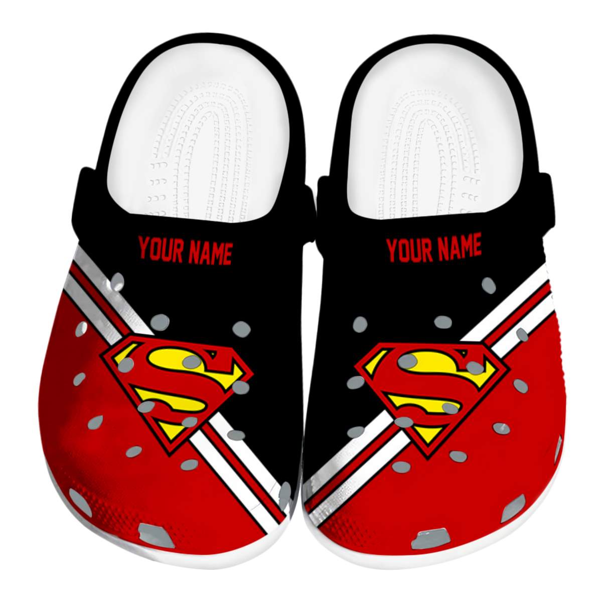 Superman Movie Crocs Crocband Clogs Shoes Comfortable For Men Women and Kids
