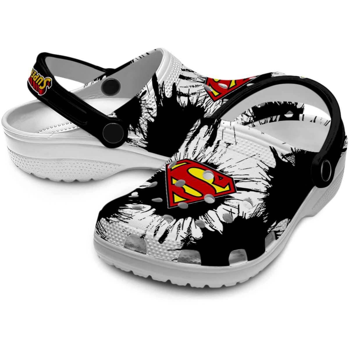 Superman Movie Crocs Crocband Clogs Shoes Comfortable For Men Women and Kids - Image 3