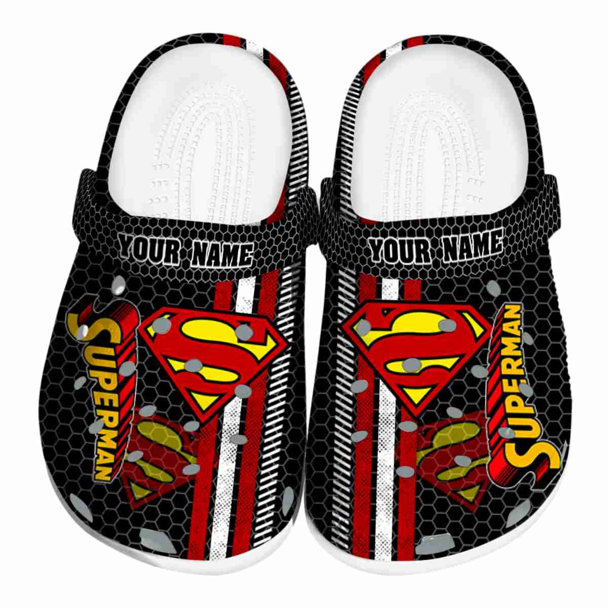Superman Movie Crocs Crocband Clogs Shoes Comfortable For Men Women and Kids