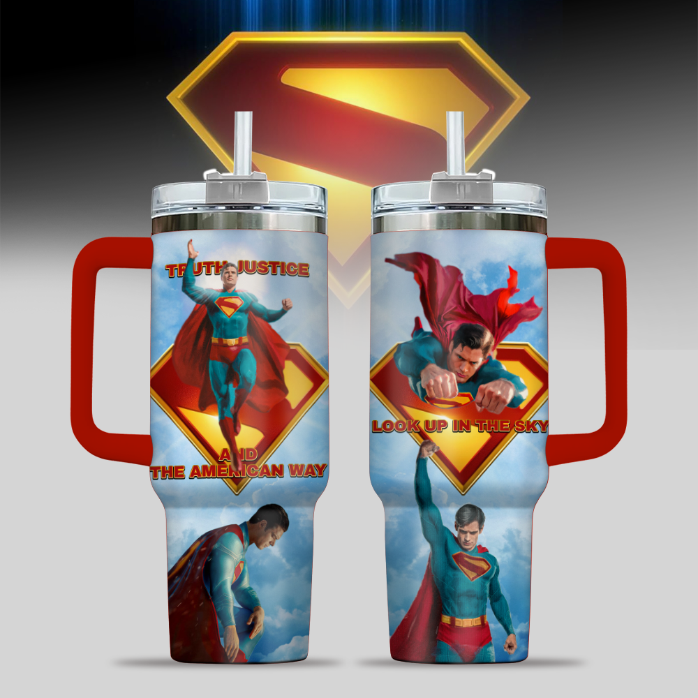 Superman Movies Custom Stanley Cup 40 oz 30 oz Tumbler With HandleTVC2301125