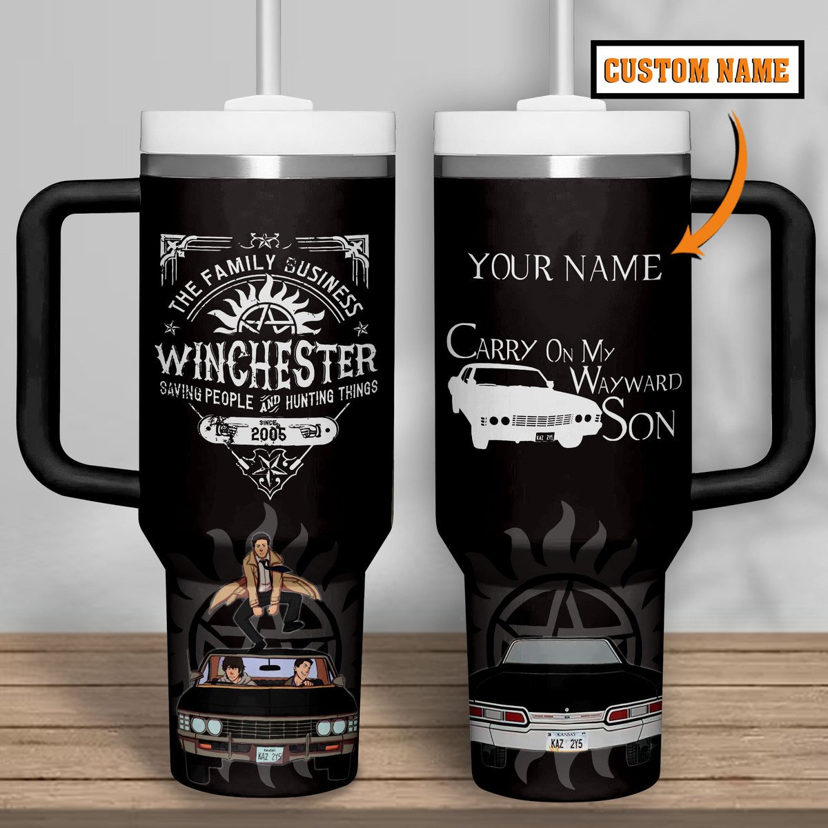 Supernatural Movies Custom Stanley Cup 40 oz 30 oz Tumbler With HandleTVC2301320