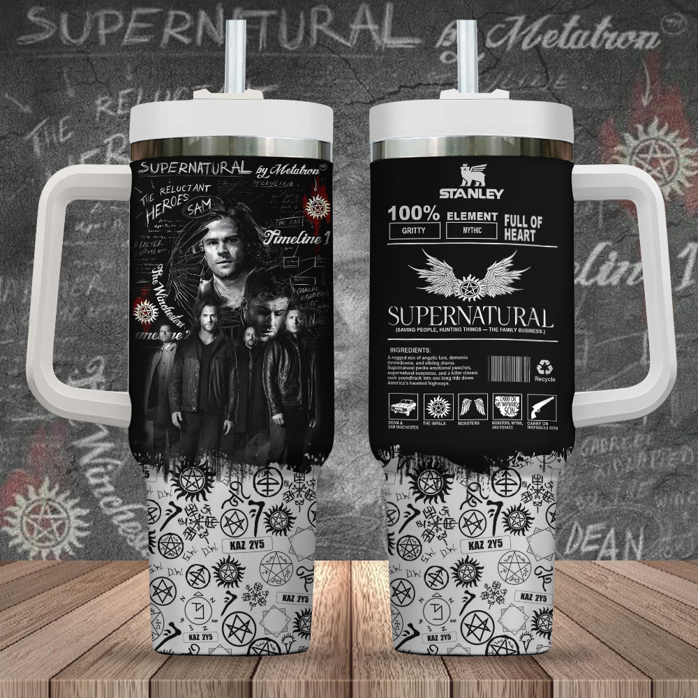 Supernatural TV Series Custom Stanley Cup 40 oz 30 oz Tumbler With HandleTVC2301248