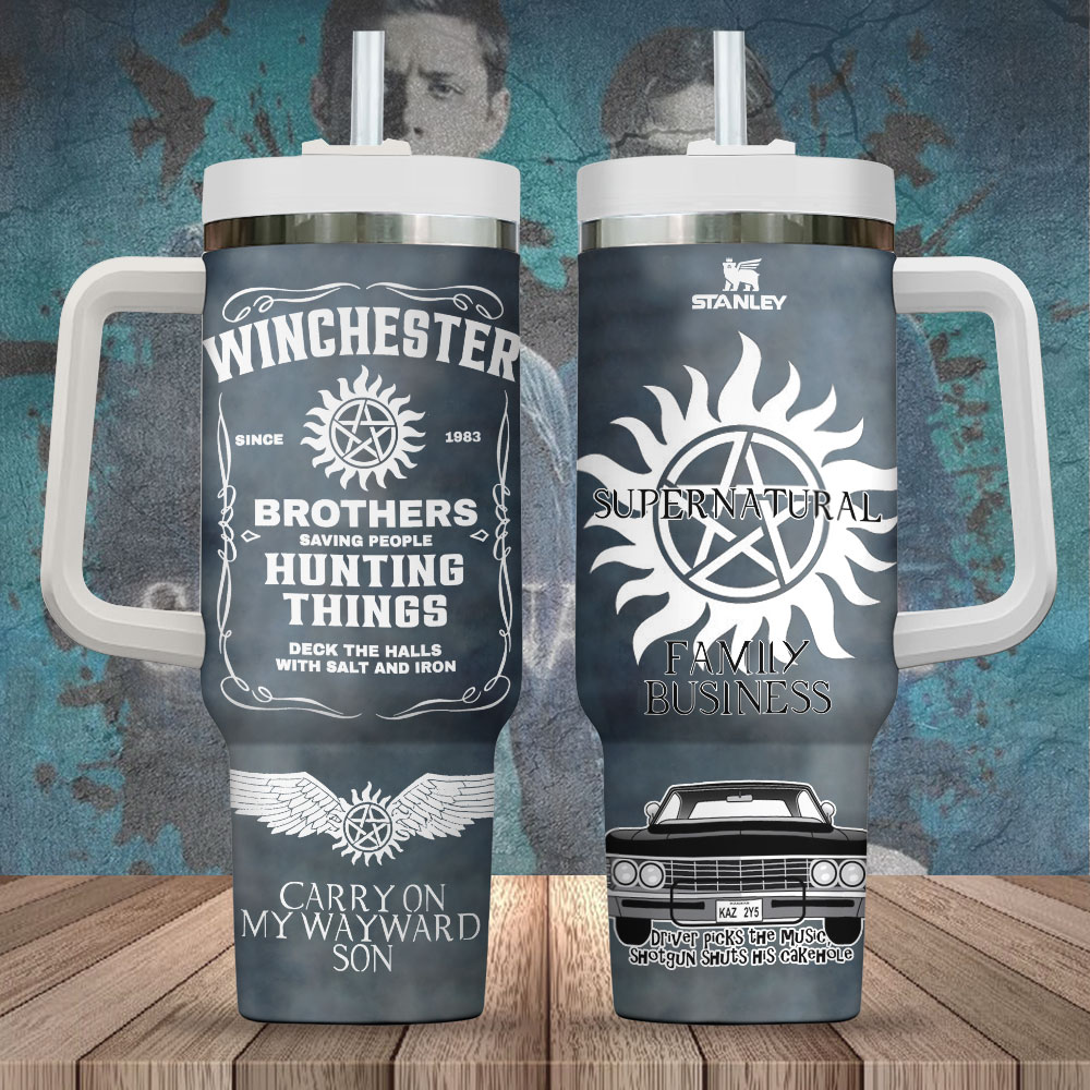 Supernatural TV Series Custom Stanley Cup 40 oz 30 oz Tumbler With HandleTVC2301249