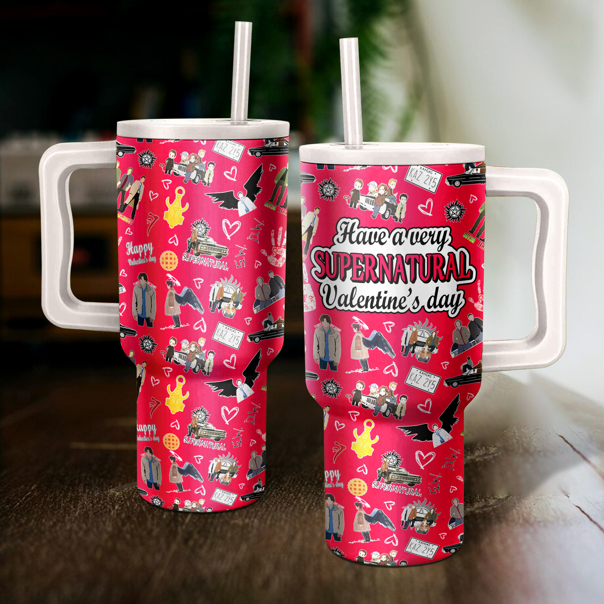 Supernatural TV Series Custom Stanley Cup 40 oz 30 oz Tumbler With HandleTVC2301271