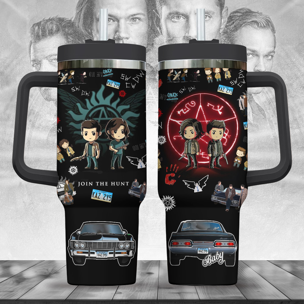Supernatural TV Series Custom Stanley Cup 40 oz 30 oz Tumbler With HandleTVC2301719