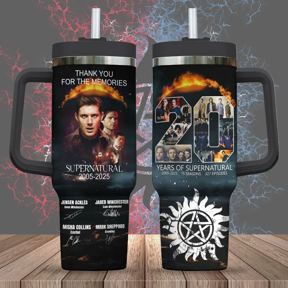 Supernatural TV Series Custom Stanley Cup 40 oz 30 oz Tumbler With HandleTVC2301719