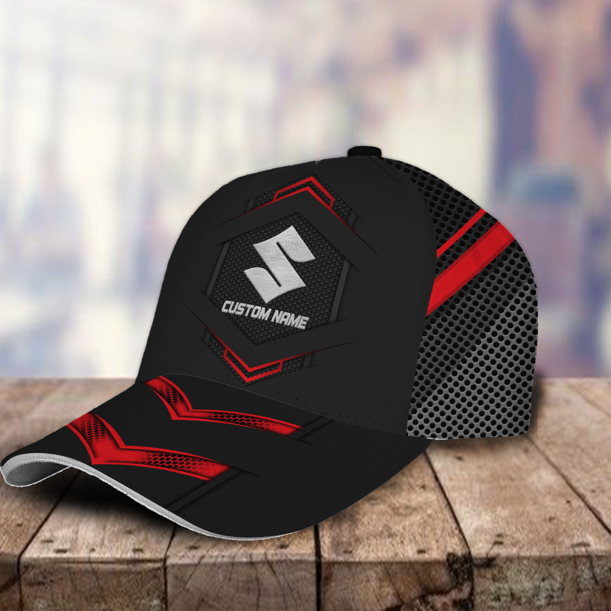 Suzuki Hayabusa 3D Classic Cap Logo Personalized Name Trucker Hats Custom Hats Gifts For Men & Women