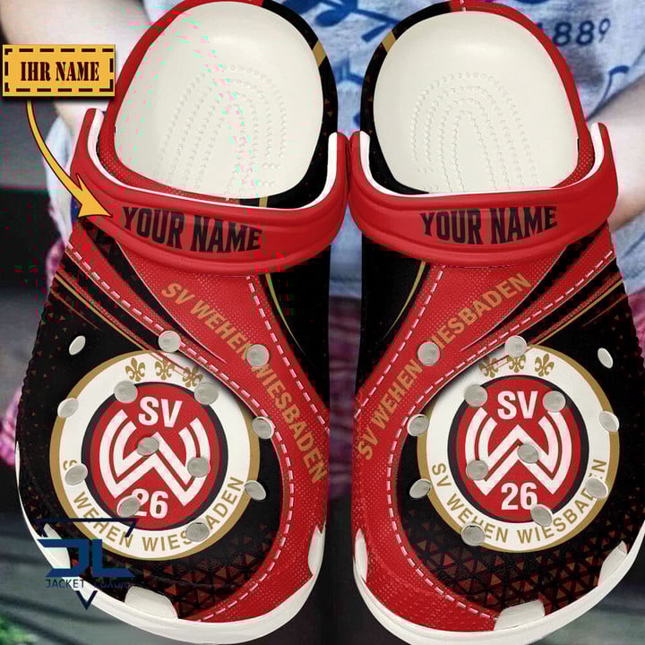 SV Wehen Wiesbaden Liga Sport Crocs Crocband Clogs Shoes Comfortable For Men Women and Kids