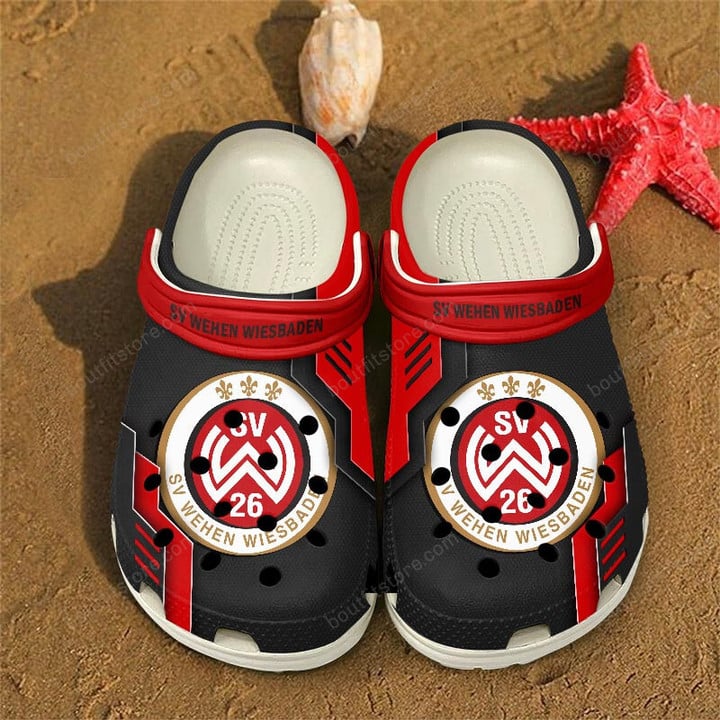 SV Wehen Wiesbaden Liga Sport Crocs Crocband Clogs Shoes Comfortable For Men Women and Kids