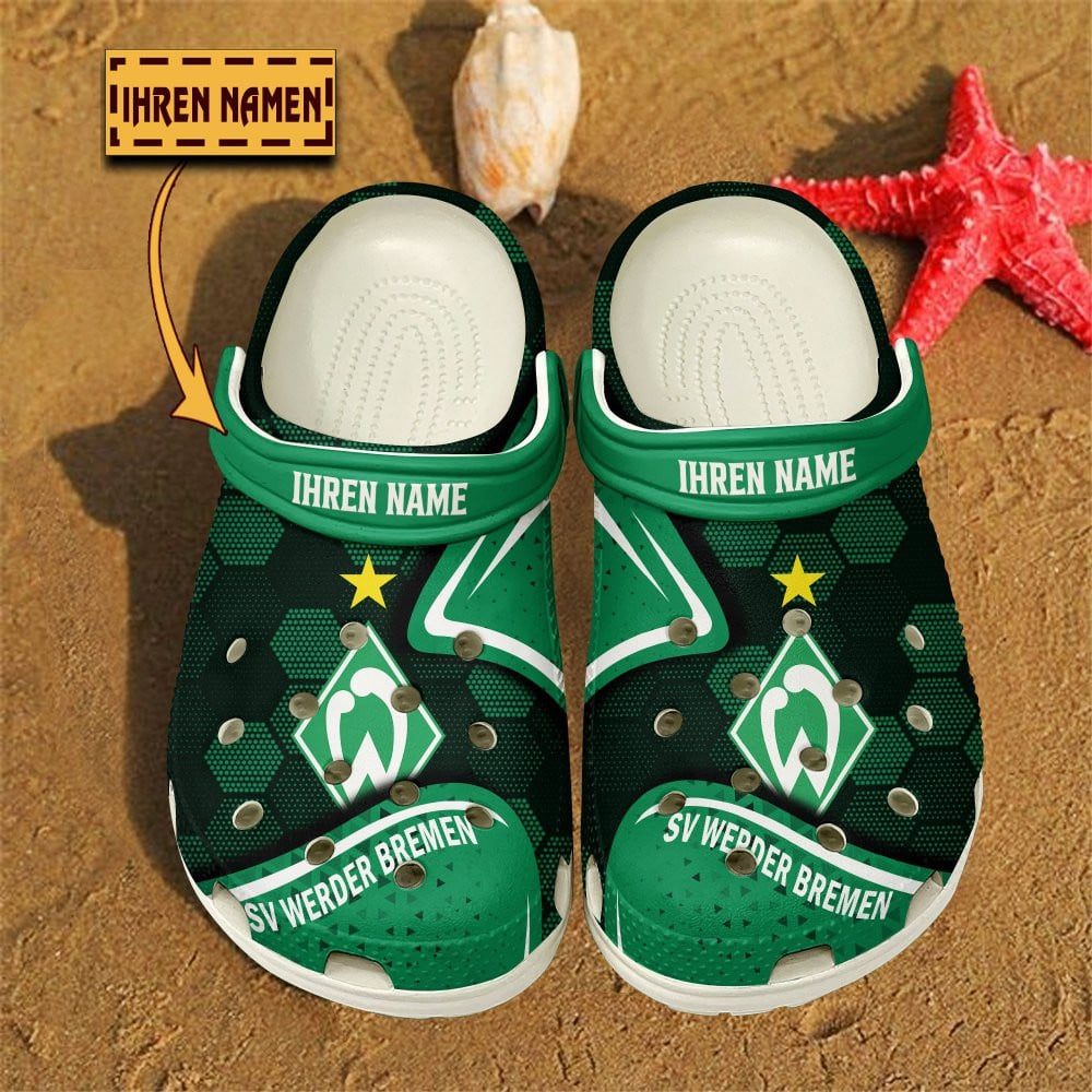 SV Werder Bremen Bundesliga Sport Crocs Crocband Clogs Shoes Comfortable For Men Women and Kids