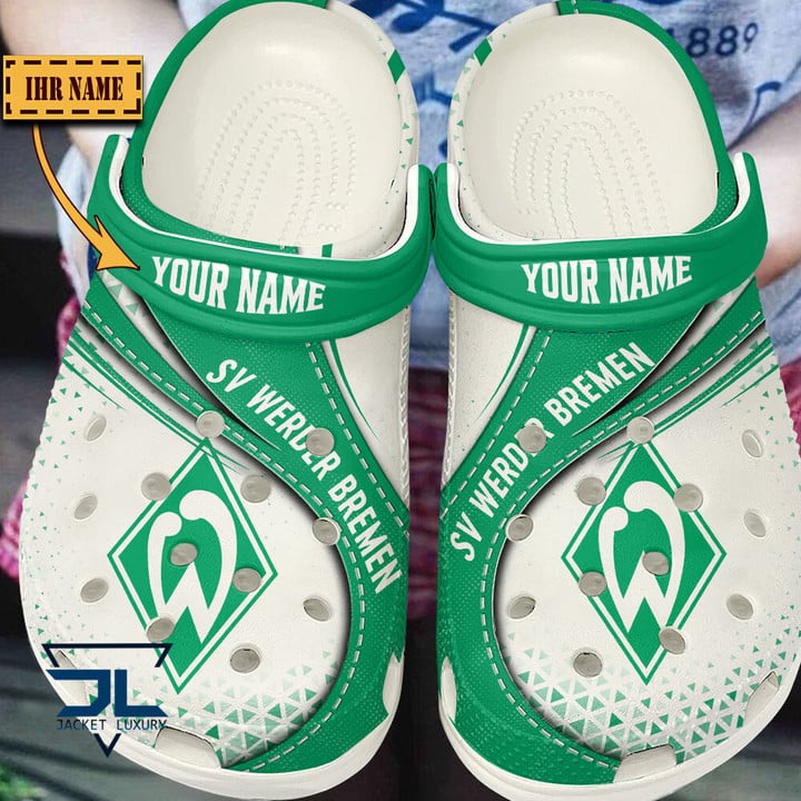 SV Werder Bremen Bundesliga Sport Crocs Crocband Clogs Shoes Comfortable For Men Women and Kids