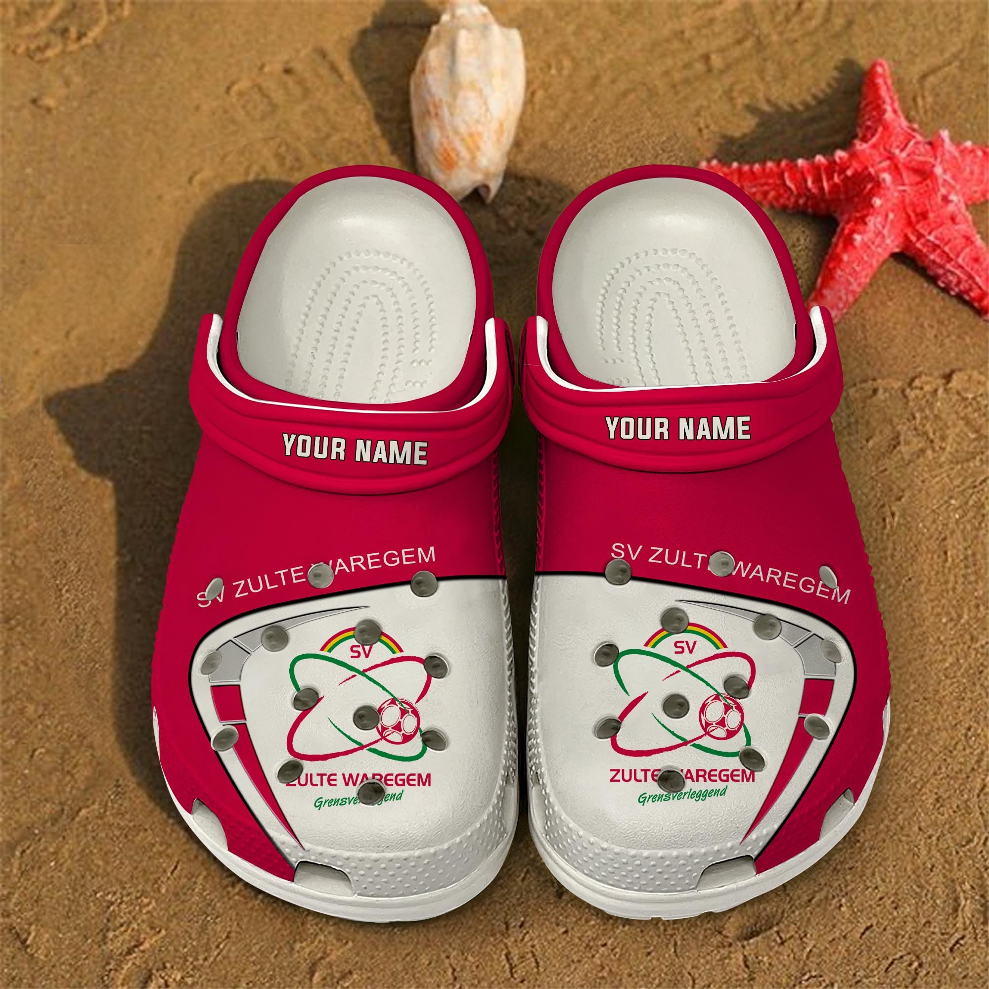 SV Zulte Waregem Football Crocs Crocband Clogs Shoes Comfortable For Men Women and Kids