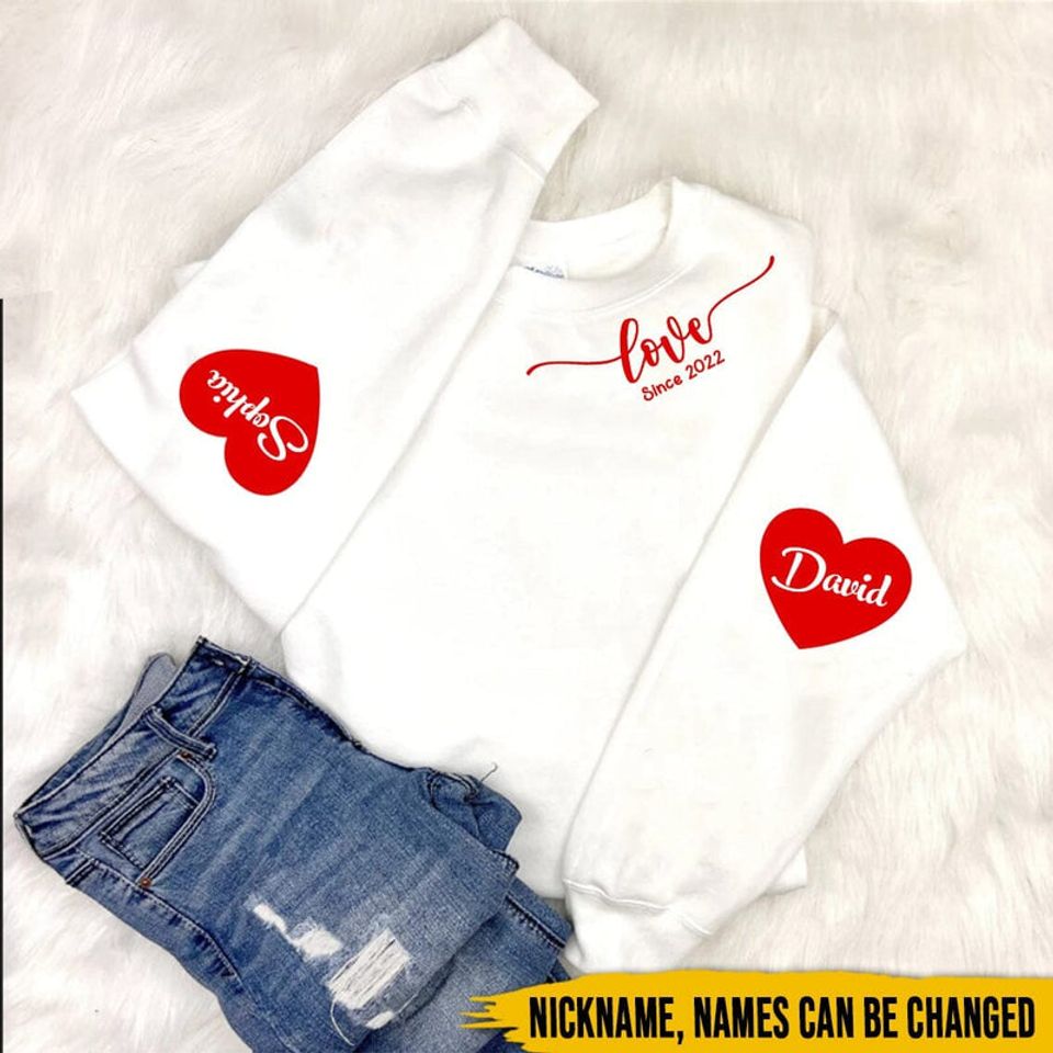 Sweet Couple In Love Since Personalized 3D Sweater