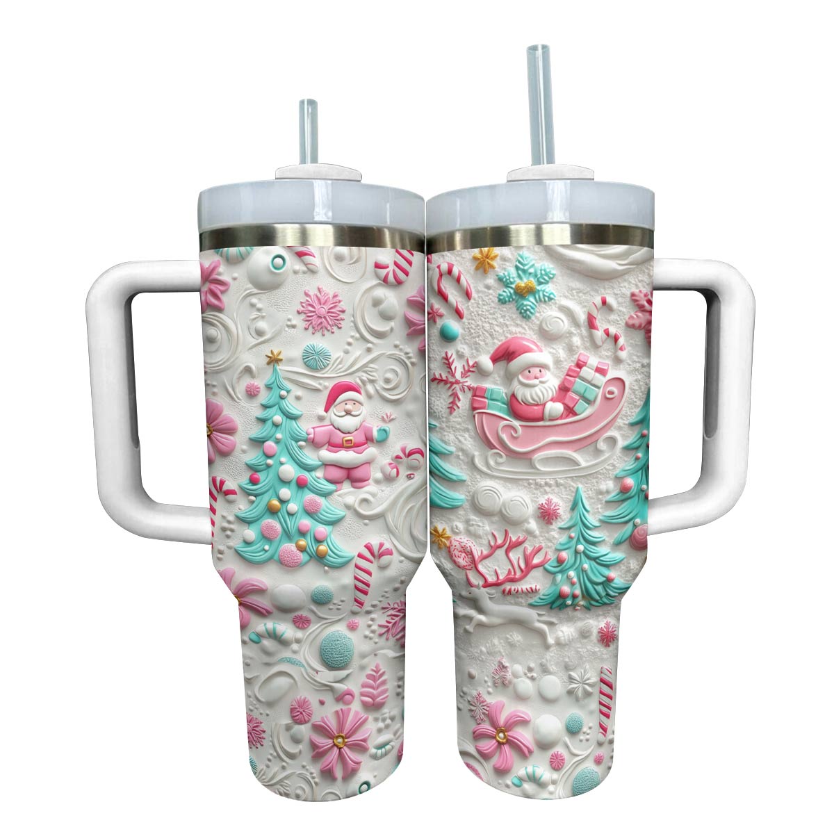 Sweet Santa Christmas Custom Stanley Cup 40 oz 30 oz Tumbler With HandleTVC2301485 - Image 3