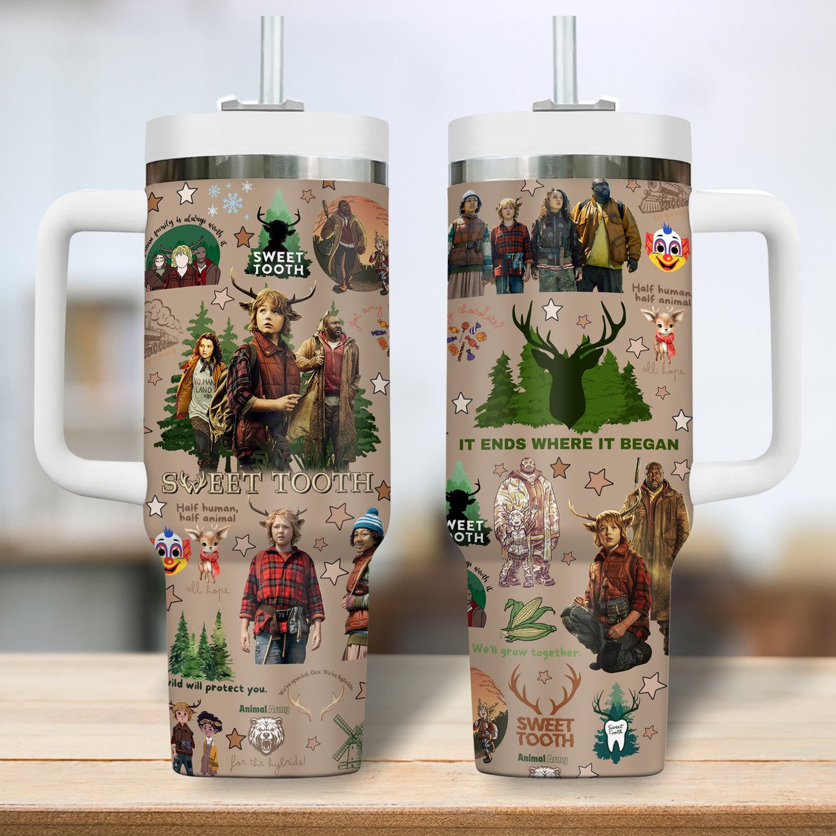 Sweet Tooth Movies Custom Stanley Cup 40 oz 30 oz Tumbler With HandleTVC2301738 - Image 2