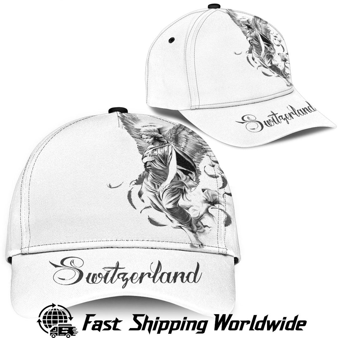 Switzerland  Classic Cap Baseball Cap Hat Trucker Hats Custom Hats Gifts For Men & Women