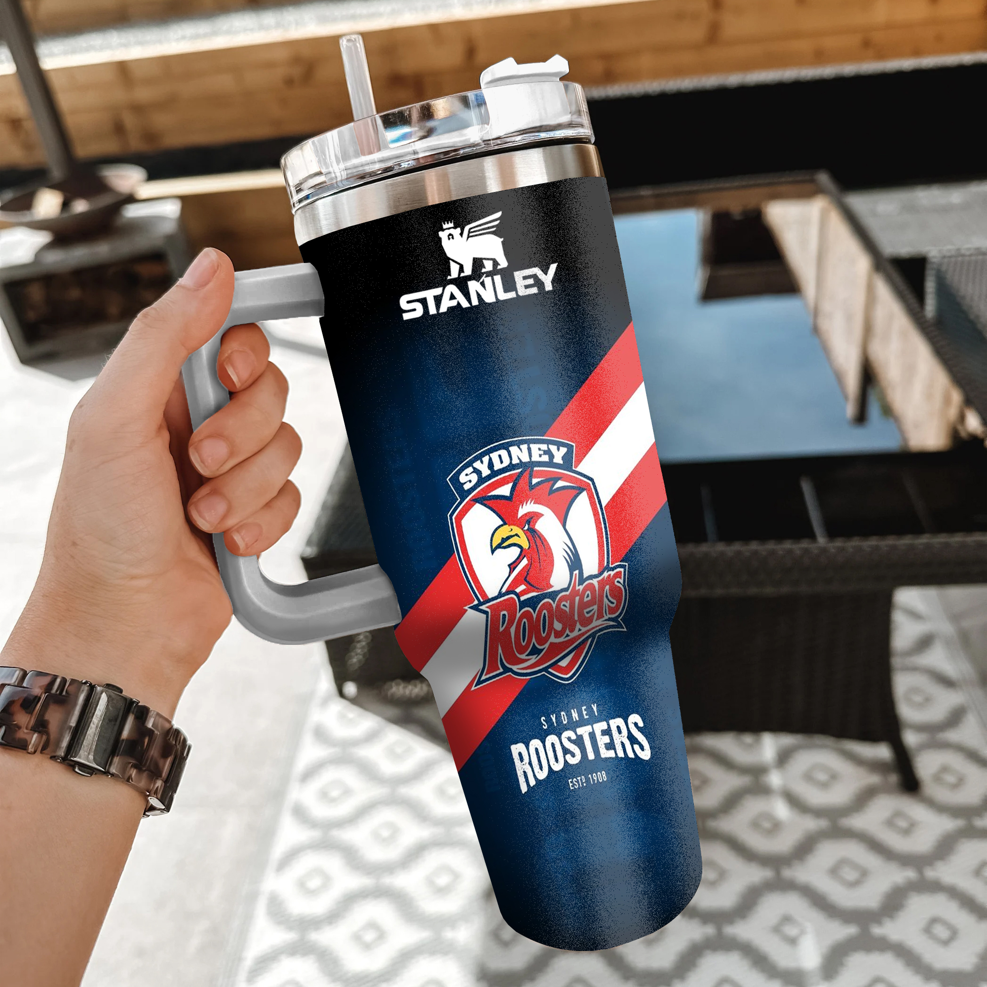 Sydney Roosters NRL Custom Stanley Cup 40 oz 30 oz Tumbler With HandleTVC230112