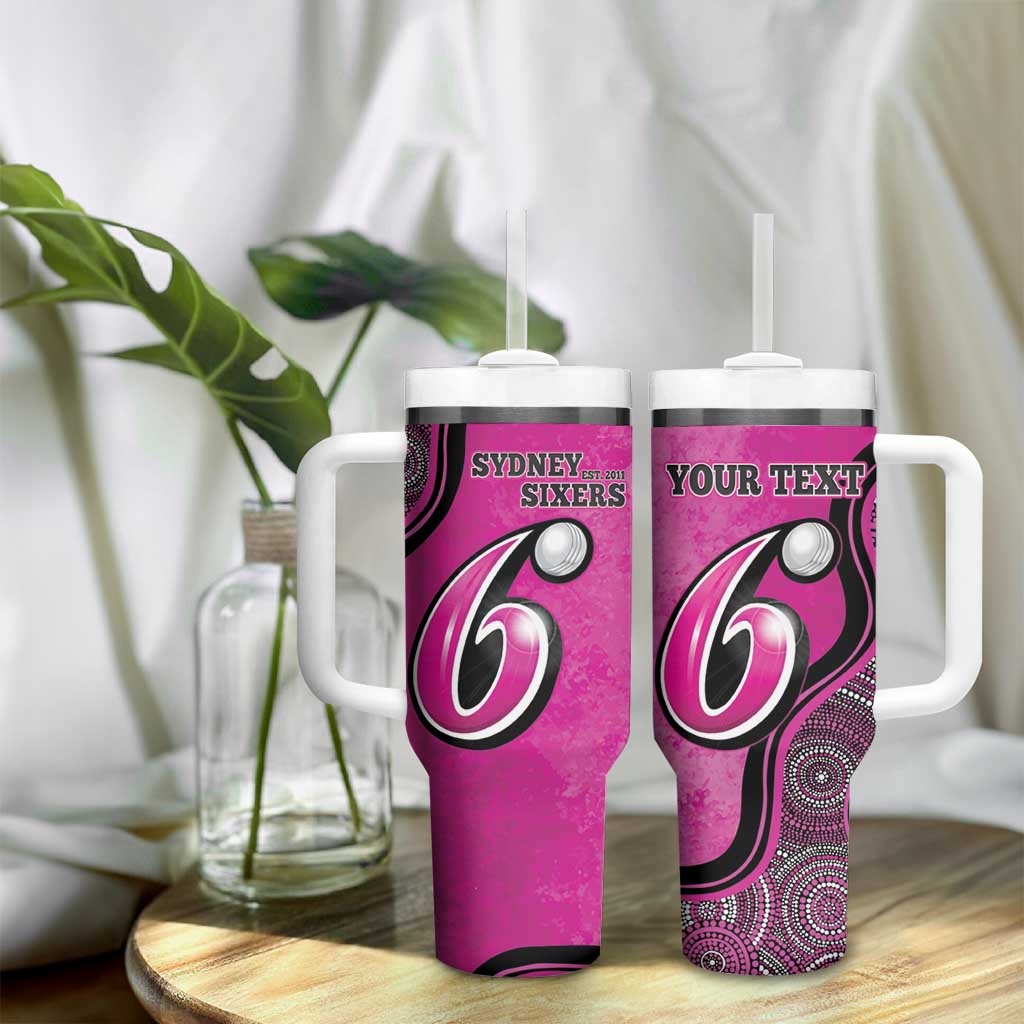 Sydney Sixers Indigenous Art – Grunge Style Custom Stanley Cup 40 oz 30 oz Tumbler With HandleTVC2301332 - Image 9