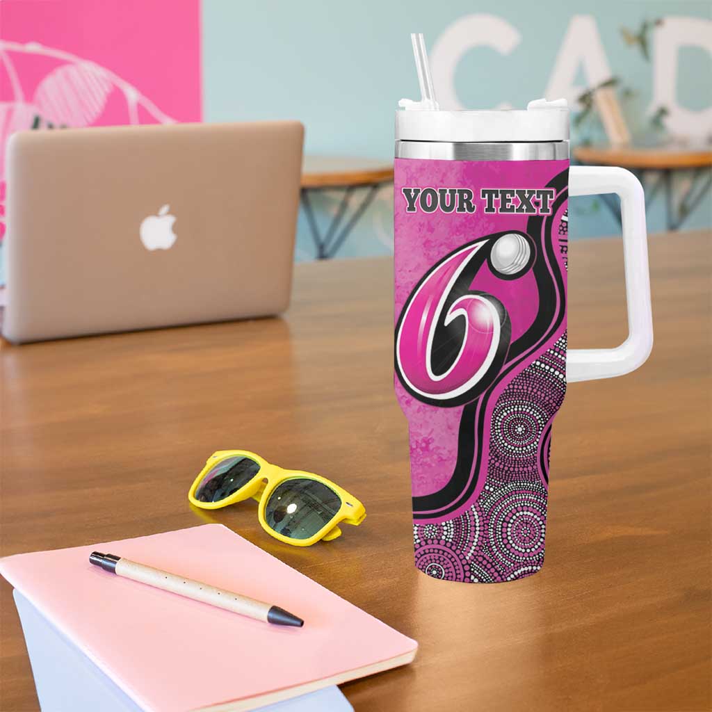 Sydney Sixers Indigenous Art – Grunge Style Custom Stanley Cup 40 oz 30 oz Tumbler With HandleTVC2301332 - Image 5