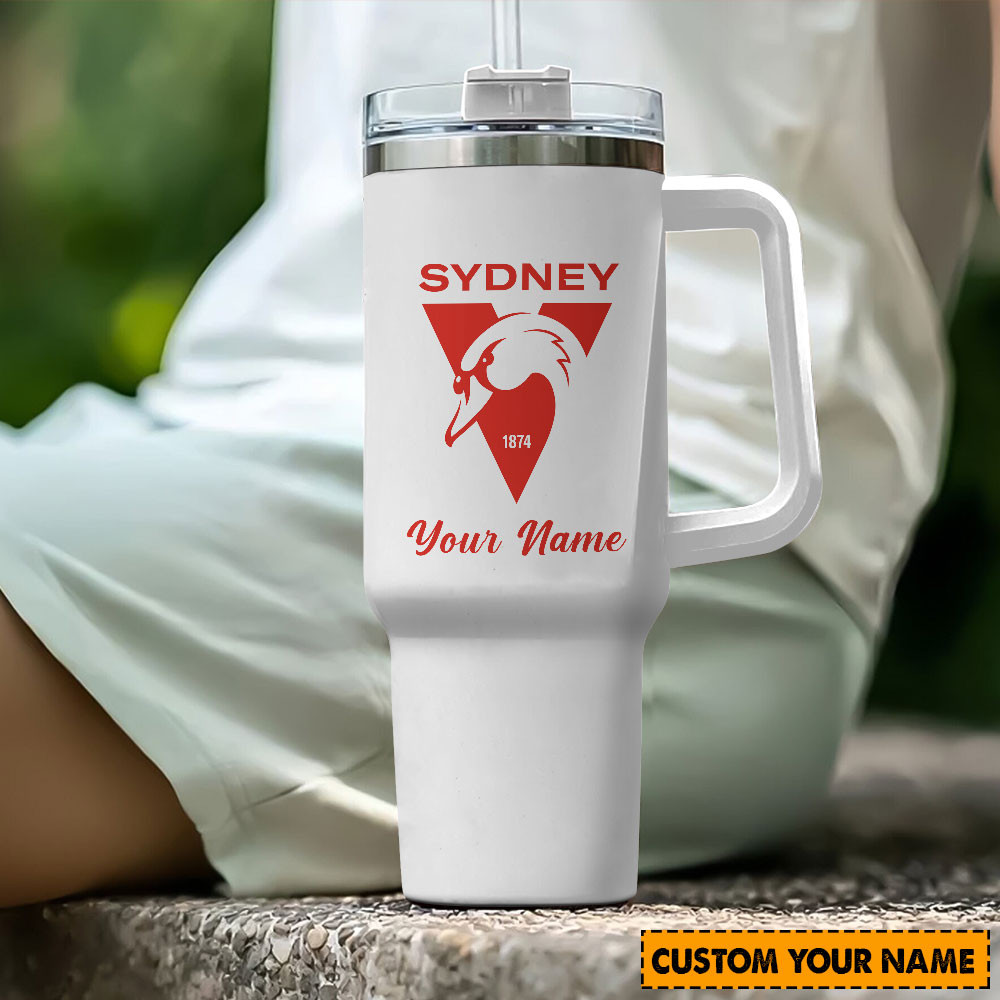 Sydney Swans AFL Custom Stanley Cup 40 oz 30 oz Tumbler With HandleTVC2301193