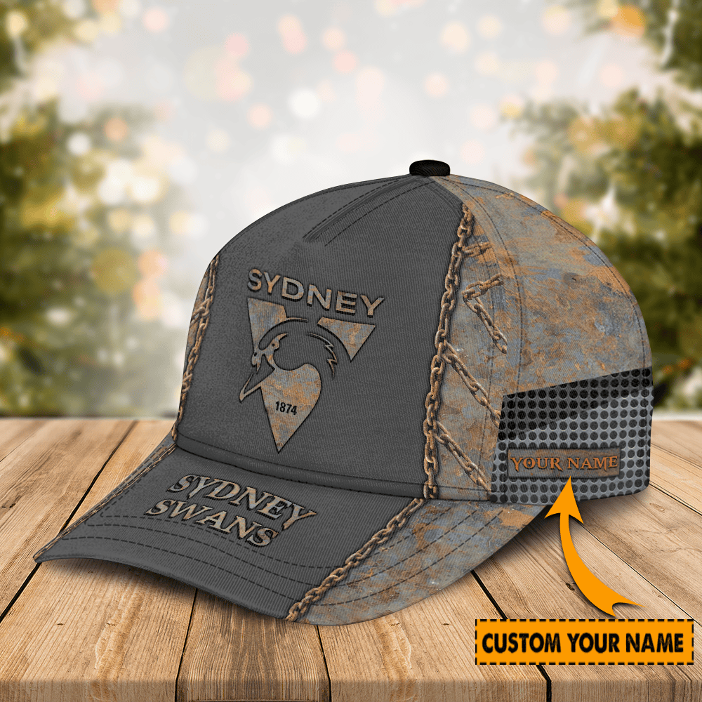 Sydney Swans AFL Personalized Classic Cap For Fan Baseball Cap Classic Trucker Hats Custom Hats Gifts For Men & Women