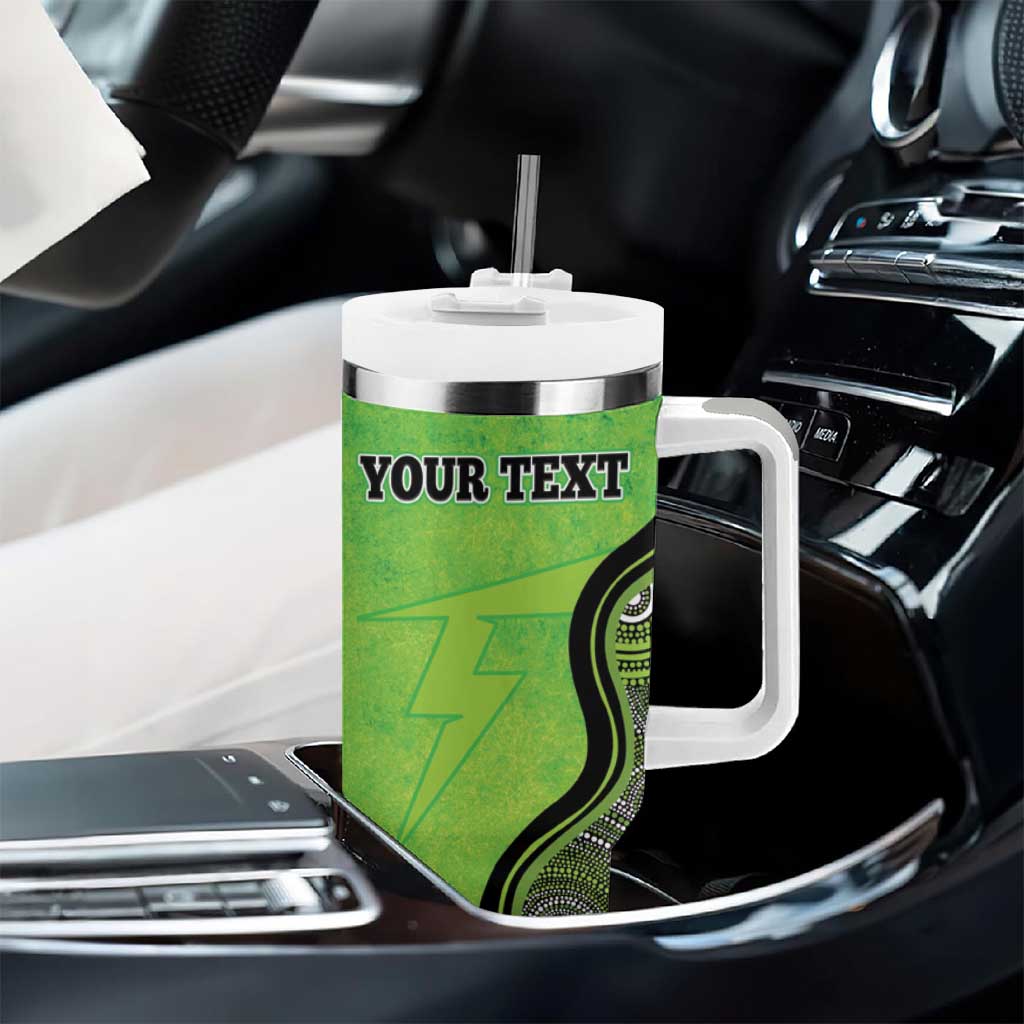 Sydney Thunder Indigenous Art – Grunge Style Custom Stanley Cup 40 oz 30 oz Tumbler With HandleTVC2301323 - Image 8