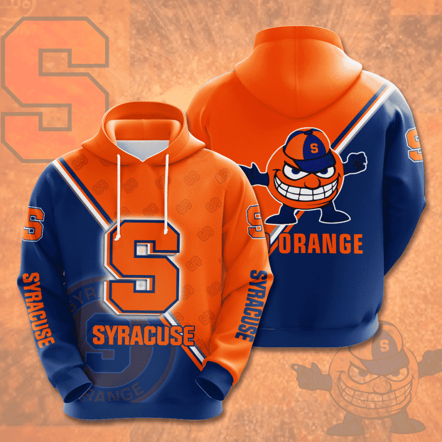 SYRACUSE ORANGE 3D All Over Print Hoodie, Zip Hoodie